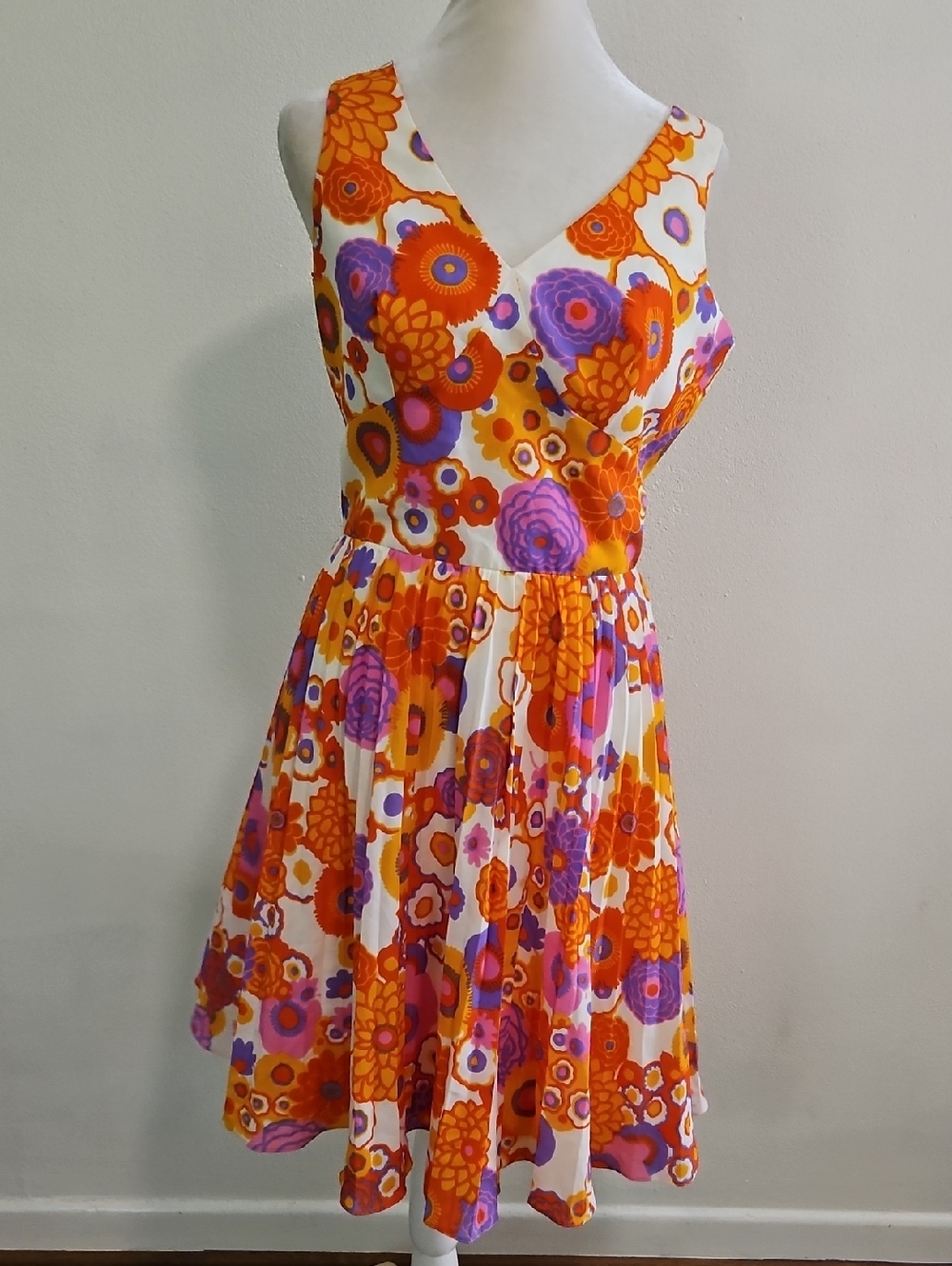 Heko Le Signe De Paris Floral Midi M? NWOT